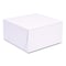 Sct White One-Piece Non-Window Bakery Boxes, Standard, 8 x 8 x 4, White, Paper, 250PK 1541 - alternate 1